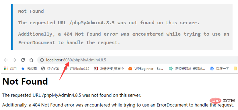 解决PHPstudy V8.0打开phpMyAdmin显示错误问题